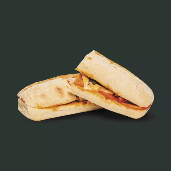 Tomato &amp; mozzarella panini